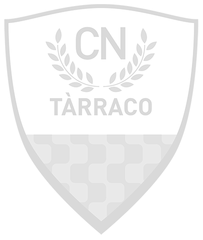 Logo club natacio tarraco blanco negro