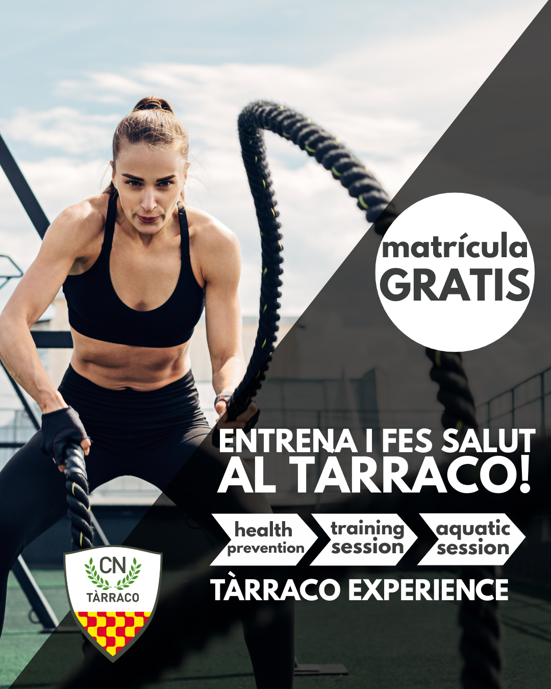 FES SALUT I ENTRENA AL TÀRRACO!