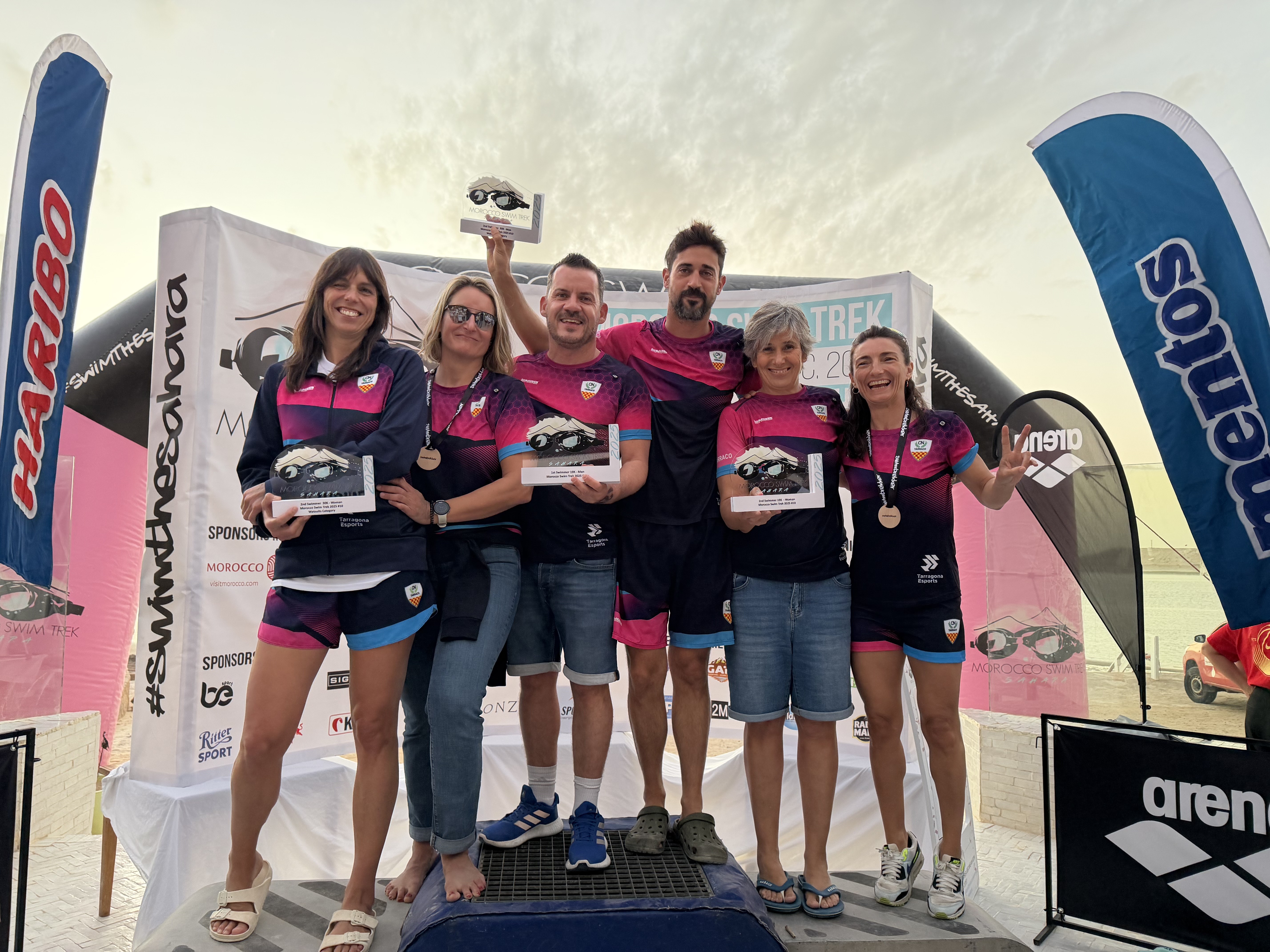 SIS ESPORTISTES DEL CN TÀRRACO PARTICIPEN A LA MOROCCO SWIM TREK